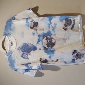 Gildan Pugs in the Sky Sublimated Tee - M